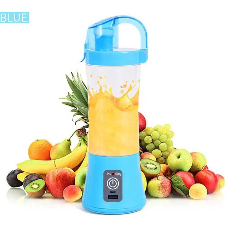 

380ml USB Rechargeable Blender Mixer Portable Mini Juicer Juice Machine Smoothie Maker Household Small Juice Extractor New Drop