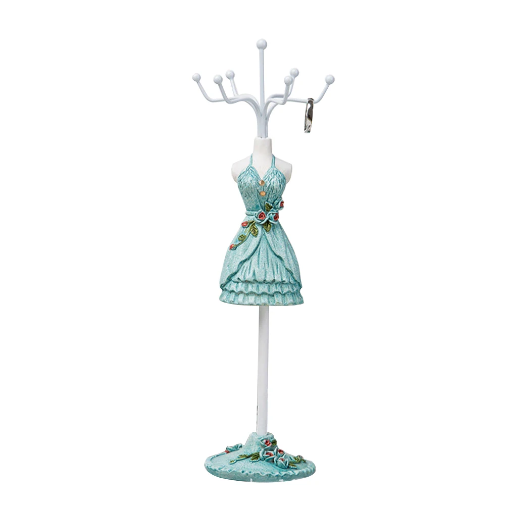 

1PC Fashion Stylish Creative Practical Cute Dress Model Jewelry Display Stand Earrings Bracelet Necklace Necklace Organizer