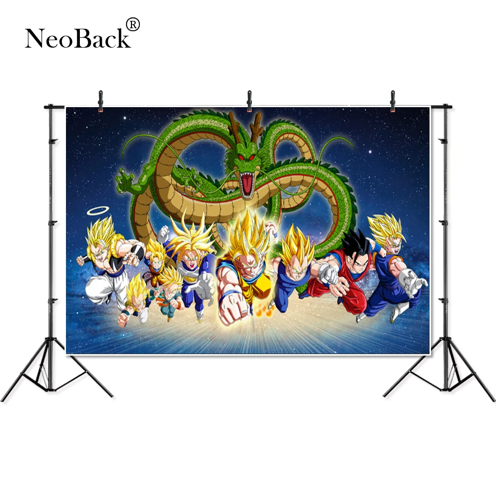 

Thin Vinyl Dragon Ball Saiyan Goku kids baby children Photography studio Backgrounds professional indoor studio Photo Backdrops