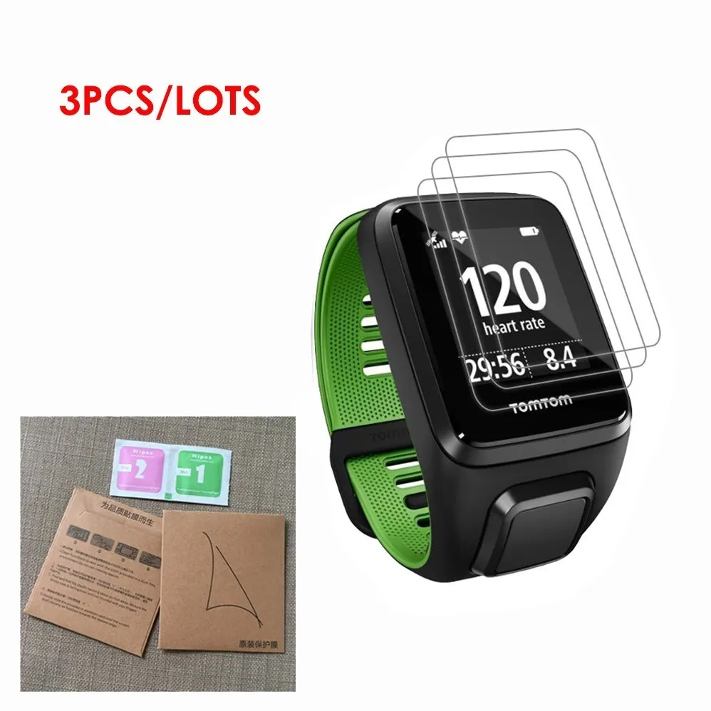 3 упаковки для TomTom Runner GPS 7H Взрывозащищенная защитная пленка экрана Защитная