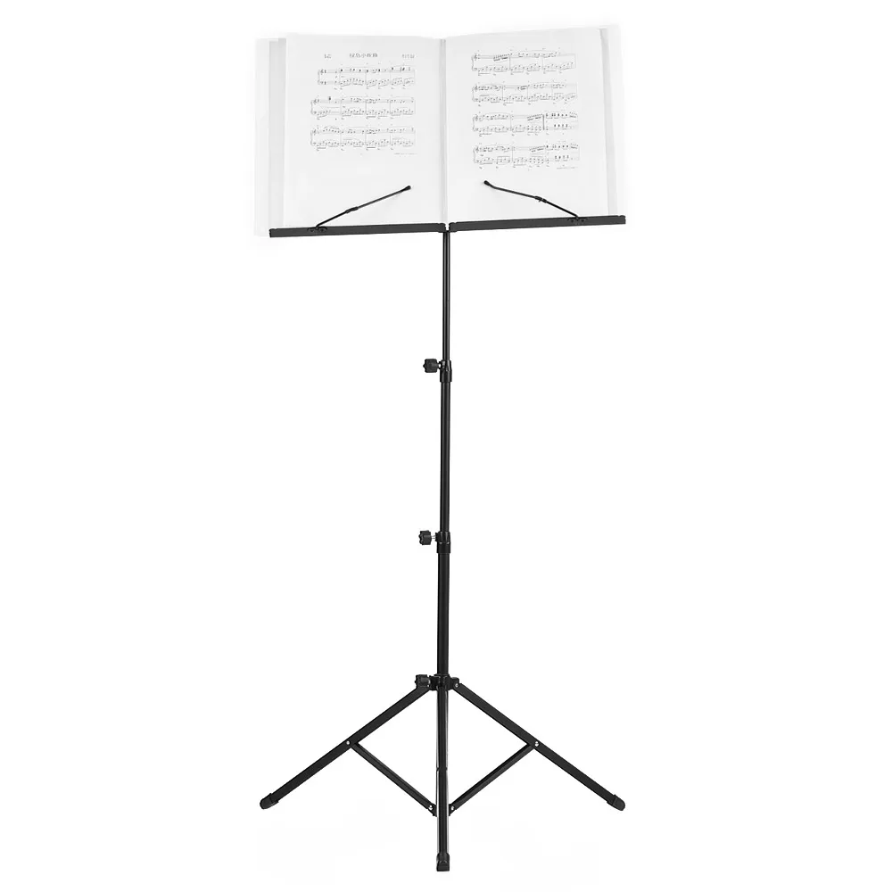 

Foldable Sheet Music Tripod Stand Holder Lightweight with Water-resistant Carry Bag for Violin Piano Guitar Musical Performance