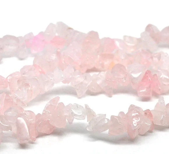 

Created Rose Gem Stone Beads 5x3mm-10x5mm 84cm long, sold per packet of 2 strands (B11226)