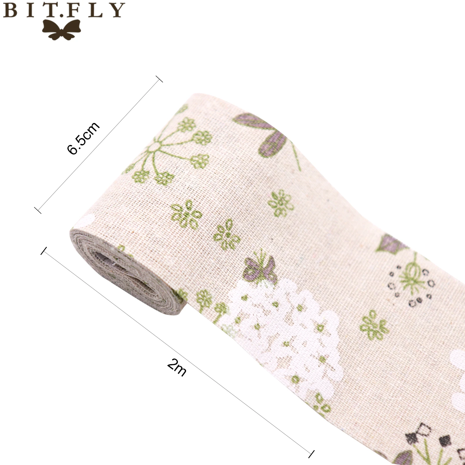2M Christmas Cotton Ribbon DIY Flag Gift Wrapping Wedding Home Decoration