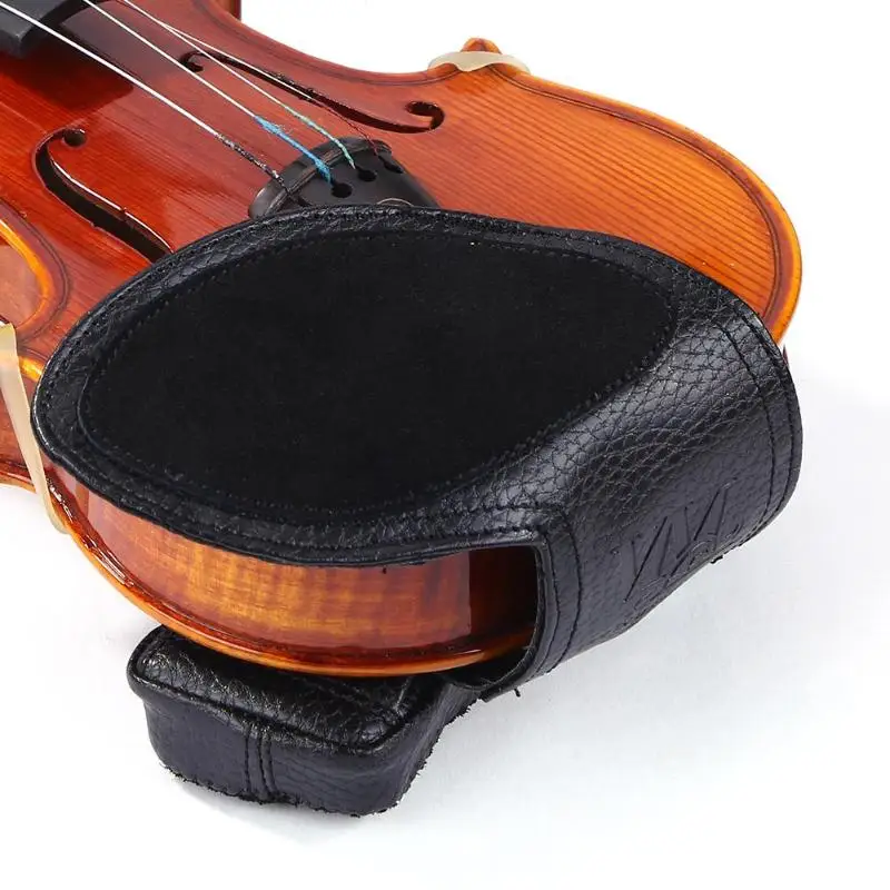 2 в 1 скрипки овечья кожа плечевого упора инструмент мягкий Chinrest Pad