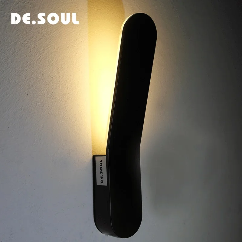 

DE.SOUL Simple Creative Indoor LED Wall Lamps wall mounted AC90-260V Decorate Wall Modern for living room Study Bed Room lamps