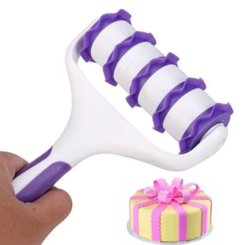 

Fondant Cake Lace Decorating Sugar Craft Making Wheel Embosser Cutter Tool Set Cake Tools