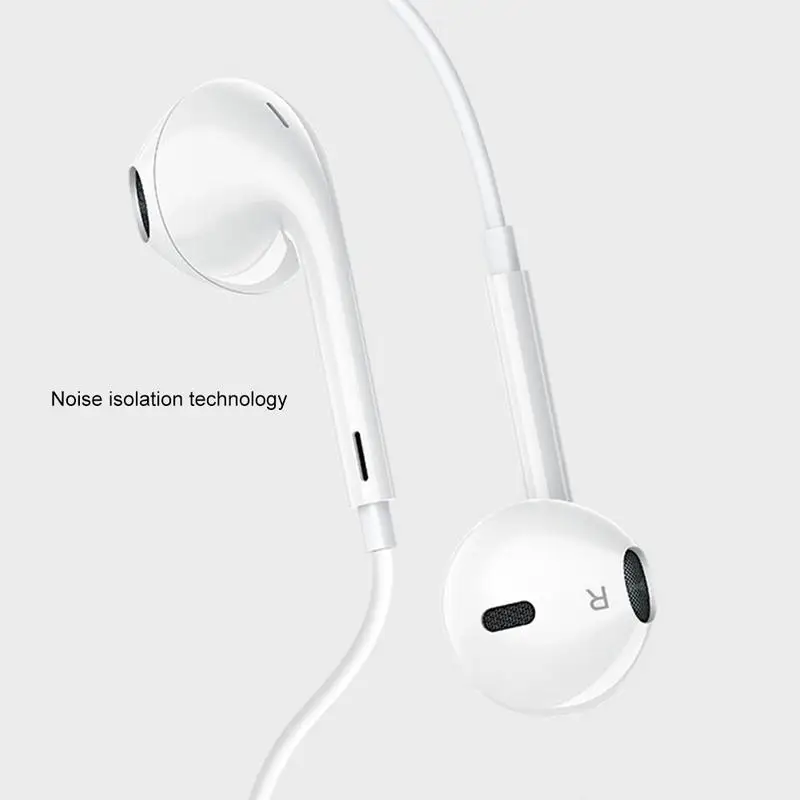 

2019 New Arrival USAMS Type-C Headphone Wired Control High Definition Headset With Microphone Headset Drop Shipping