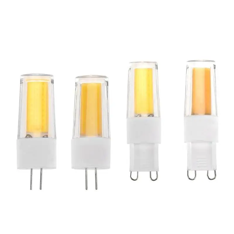 

G4 G9 LED Lamp Bulb Dimmable AC 220-240V Dimming 5W COB Halogen Spotlight Chandelier Lighting Replace Lights