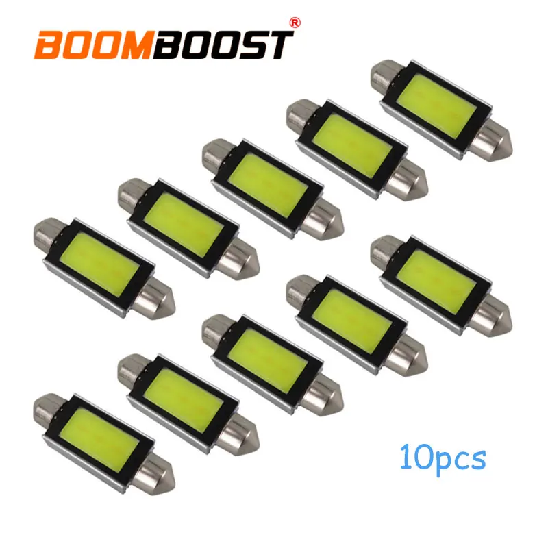Новый продукт 13 шт./лот Festoon COB 41 мм 1 Вт Автомобильные светодиодные лампы