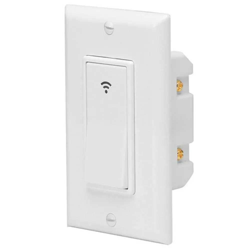 

Smart Light Switch,Wifi Light Switch Remote Control Wireless Smart Switch with Timer for Fan and Light Works with Alexa and Go