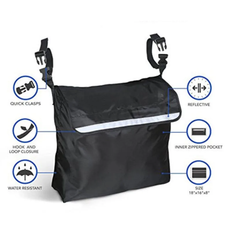 

High Quality Storage Bag for Wheelchair Back Rear Bag Portable Wheelchairs Bag