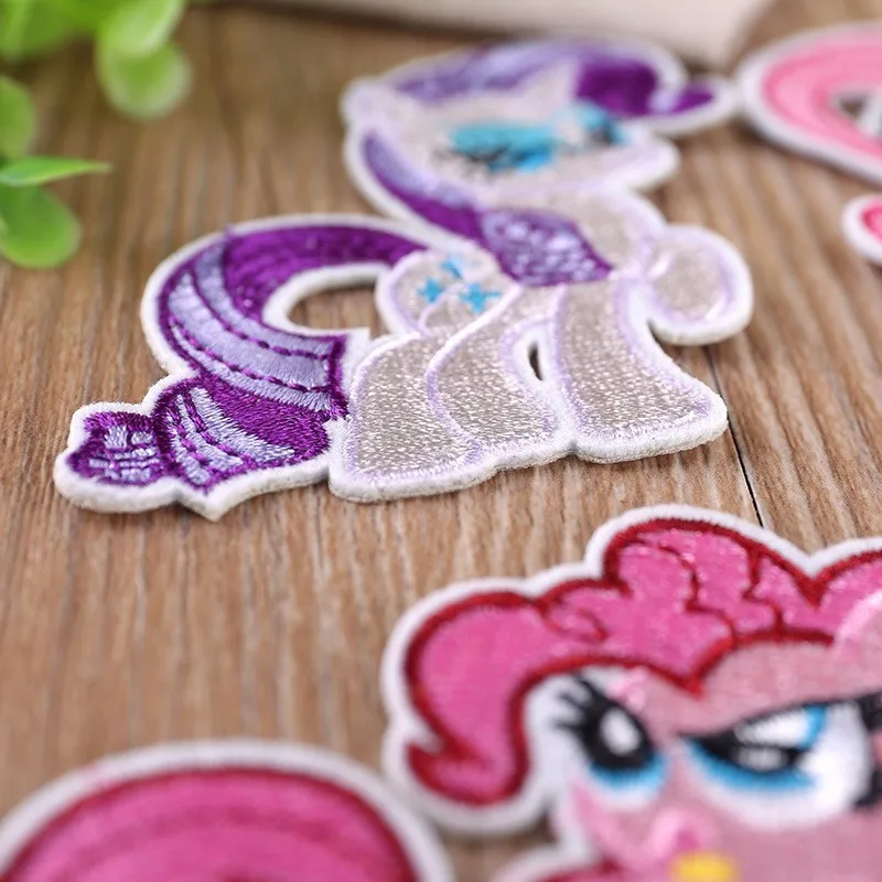 Kuke 2019 новые нашивки My Little Pony лошадь вышитые для одежды DIY наклейки железные