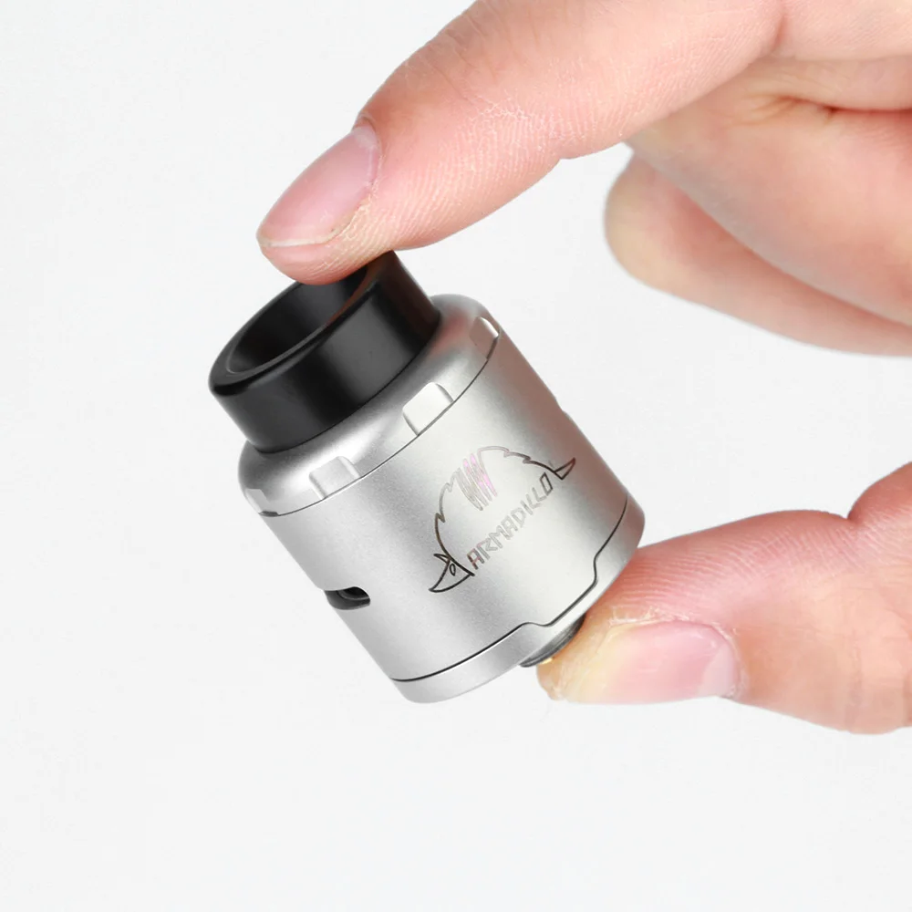 Оригинальный атомайзер Oumier Armadillo 24 мм RDA с двойной катушкой Vape испаритель 510 нитей