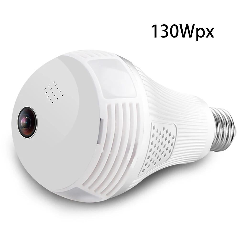 Bulb Light Wireless Camera-Wifi 360 Degree Security Camera Panoramic Night Vision Lamp Mini Camera Wifi Camera Security Camera