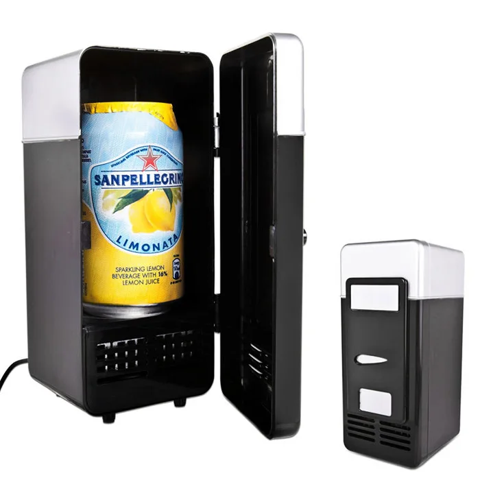 2 в 1 Мини USB холодильники портативные банки для напитков охладитель подогреватель холодильник мини-морозильник для офиса или дома или снаружи