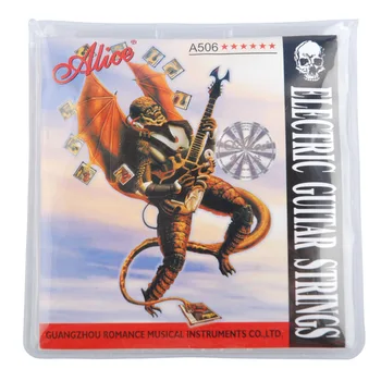 

Alice A506-L High Quality Electric Guitar Strings Plate Steel Core Nickel Alloy Wound 6 Strings Set for Guitar Parts Accessories