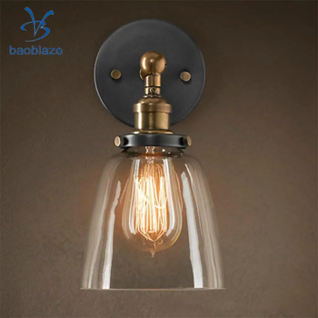 Glass Wall Lamp Shade Lampshade Bracket Light Shade Home Garden Lightingin Lamp Covers & Shades