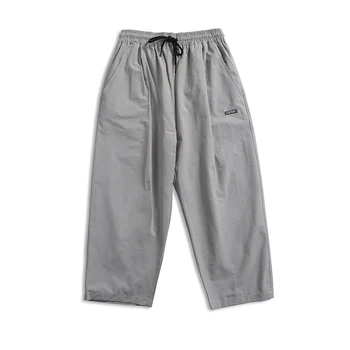 

Spring New Track Pants Men Fashion Solid Color Straight Casual Pants Man Streetwear Trend Wild Hip Hop Loose Joggers Sweatpants