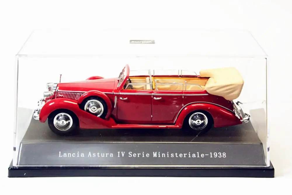 1:43 Starline Lancia Astura Ministeriale IV серия 1938 красная литая под давлением модель