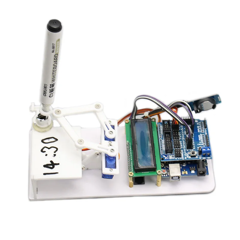 

Plotclock Upgraded Manipulator Drawing Robot Robotic Clock with for Arduino Controller