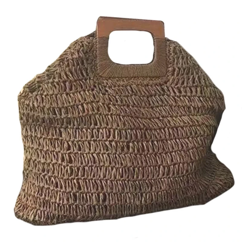 

New Women Summer Beach Bag Large Capacity Ladies Handbags Handmade Straw Bag For Women Bohemian Rattan Travel Tote Bags