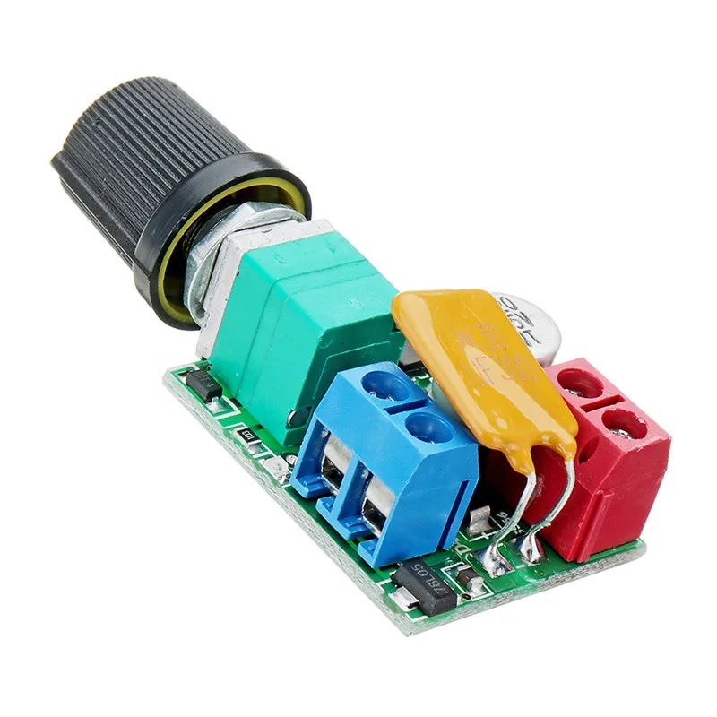 CLAITE Мини DC 4 5 V к 35V 5A 90W мотор контроллер скорости ШИМ модуль регулятор