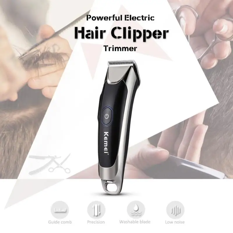 Kemei KM-2810 электрическая машинка для стрижки волос перезаряжаемый триммер для удаления волос Машинка для стрижки мужчин Резак Салон парикмахер укладка инструмент