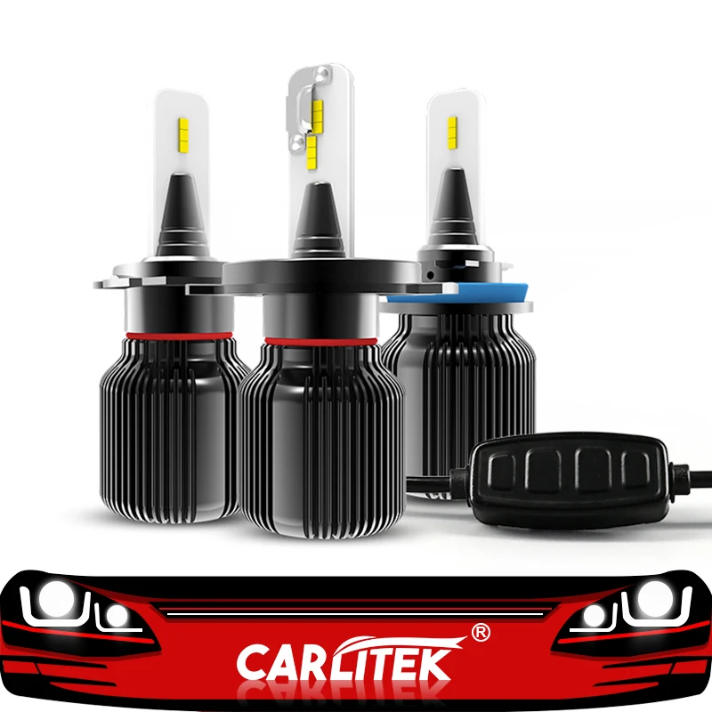 CARLitek 2 шт. водить автомобиль H4 H7 H11 H8 H9 Авто головного средства ухода за кожей Шеи