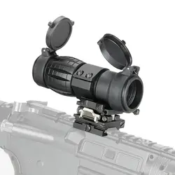 Охотничья крышка Fit Riflescope компактный прицел Лупа оптические прицелы для крепления пистолета с откидной 20 мм 3X WIPSON оптический рельс