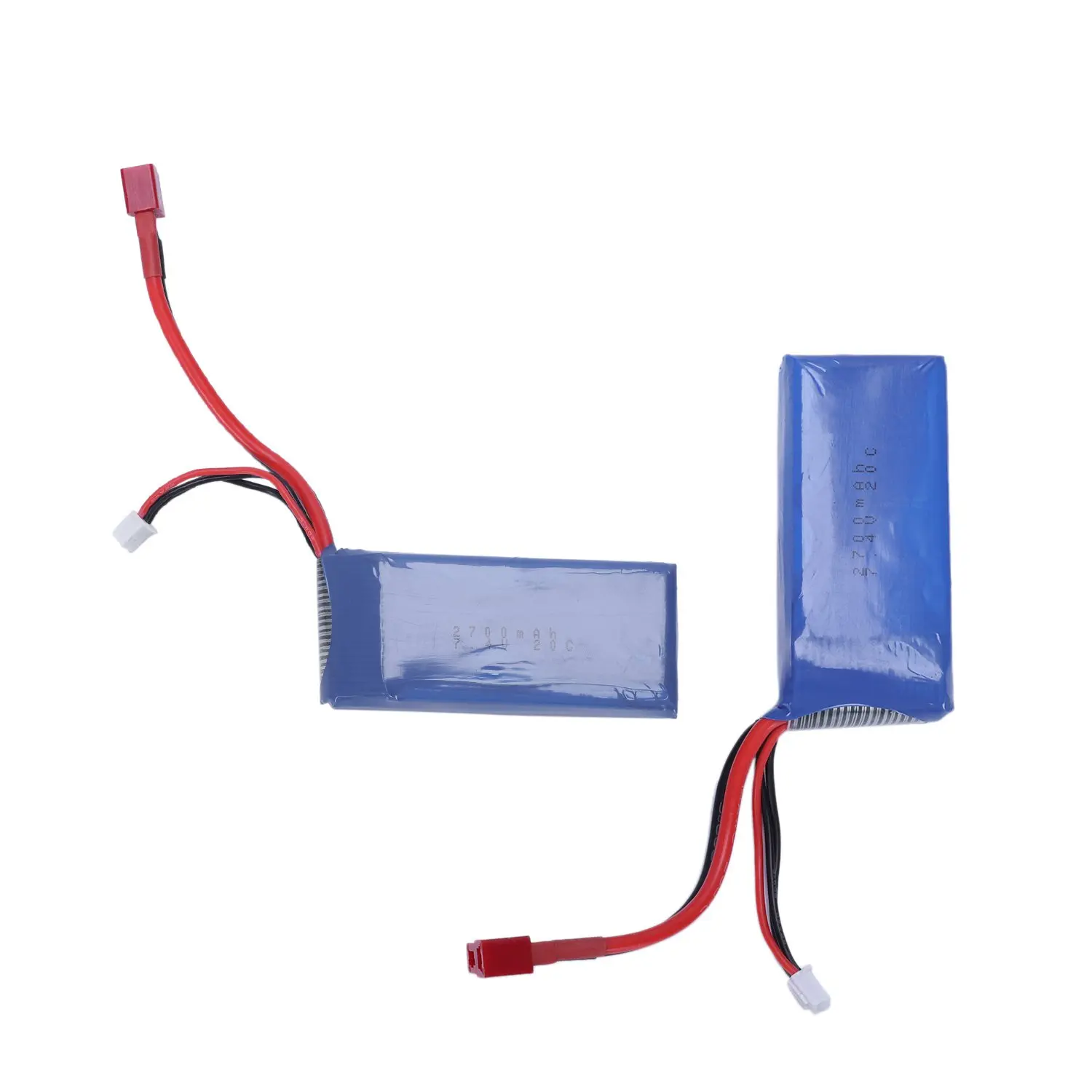 2 шт. 7 4 В 2700 мАч 20C S Lipo батарея с Т штекером для Wltoys 10428 A B B2 1/10 Rc Гусеничный