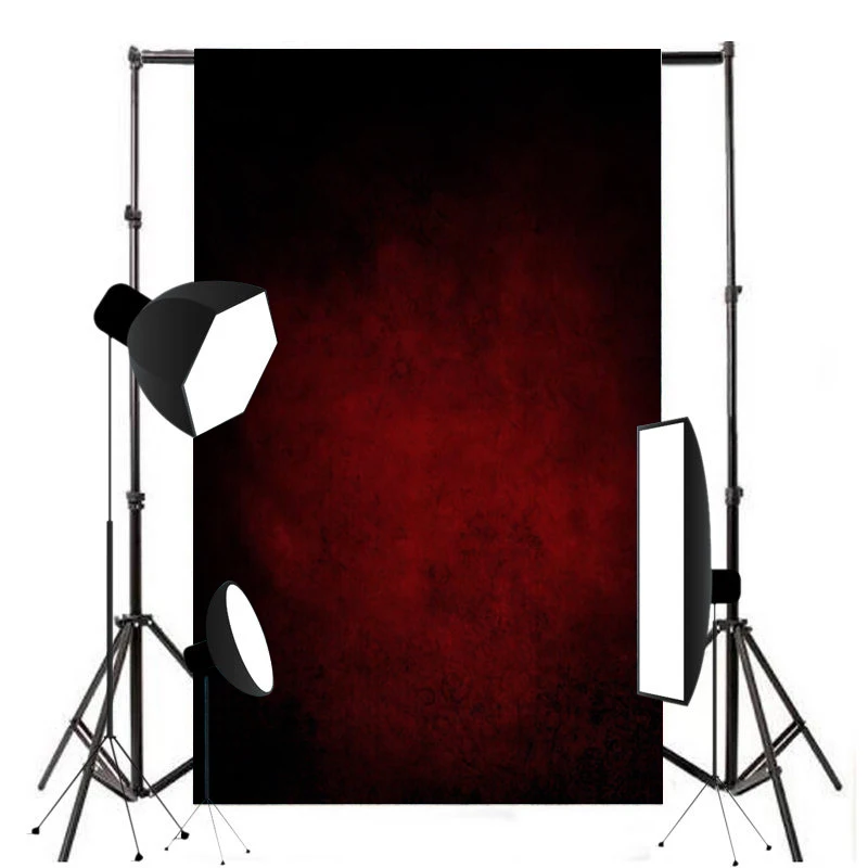

2.1x1.5m Valentine's Day Red Photo Backdrop 5x7FT Cloth Photography Background Studio Prop For Photography Party Bar
