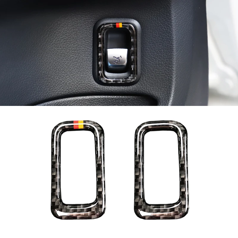 Для Mercedes Benz C Class W205 C180 C200 C300 GLC260 углеродное волокно кнопка переключения заднего