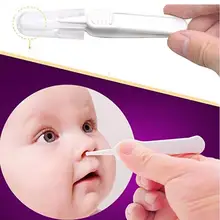 1 шт. Пинцет для чистки ушей носа Очиститель пупка пластиковые щипцы уход за телом новорожденных