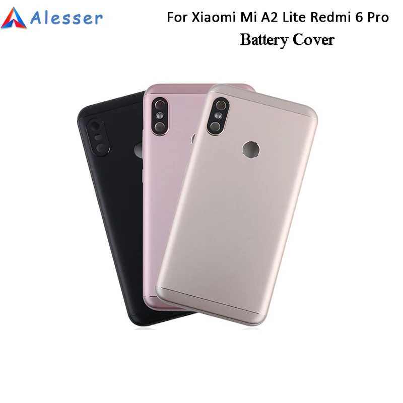 Alesser для Xiaomi Mi A2 Lite Однотонные Батарея крышка Прочный чехол задней крышки 5 84