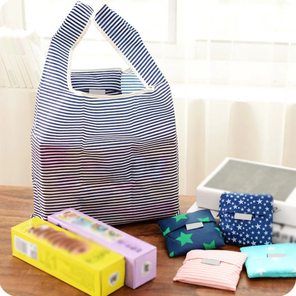 Foldable Eco Reusable Shopping Bag Folding Tote Pouch Recycle Storage Handbags Large-Capacity Home Handy Organization Bag Foldable Eco Reusable Shopping Bag Folding Tote Pouch Recycle Storage Handbags Large-Capacity Home Handy Organization Bag