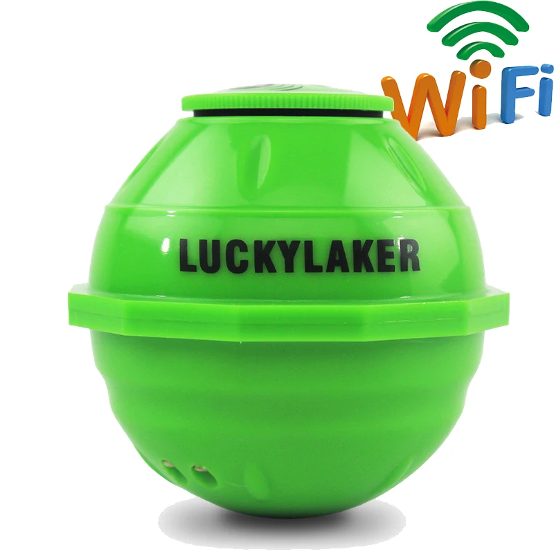 

Lucky Fishfinder Echo Sounder Sensor for Mobil Phone Russian Sonar Fish Finder Underwater WIFI Depth Detector for Winter Fishing