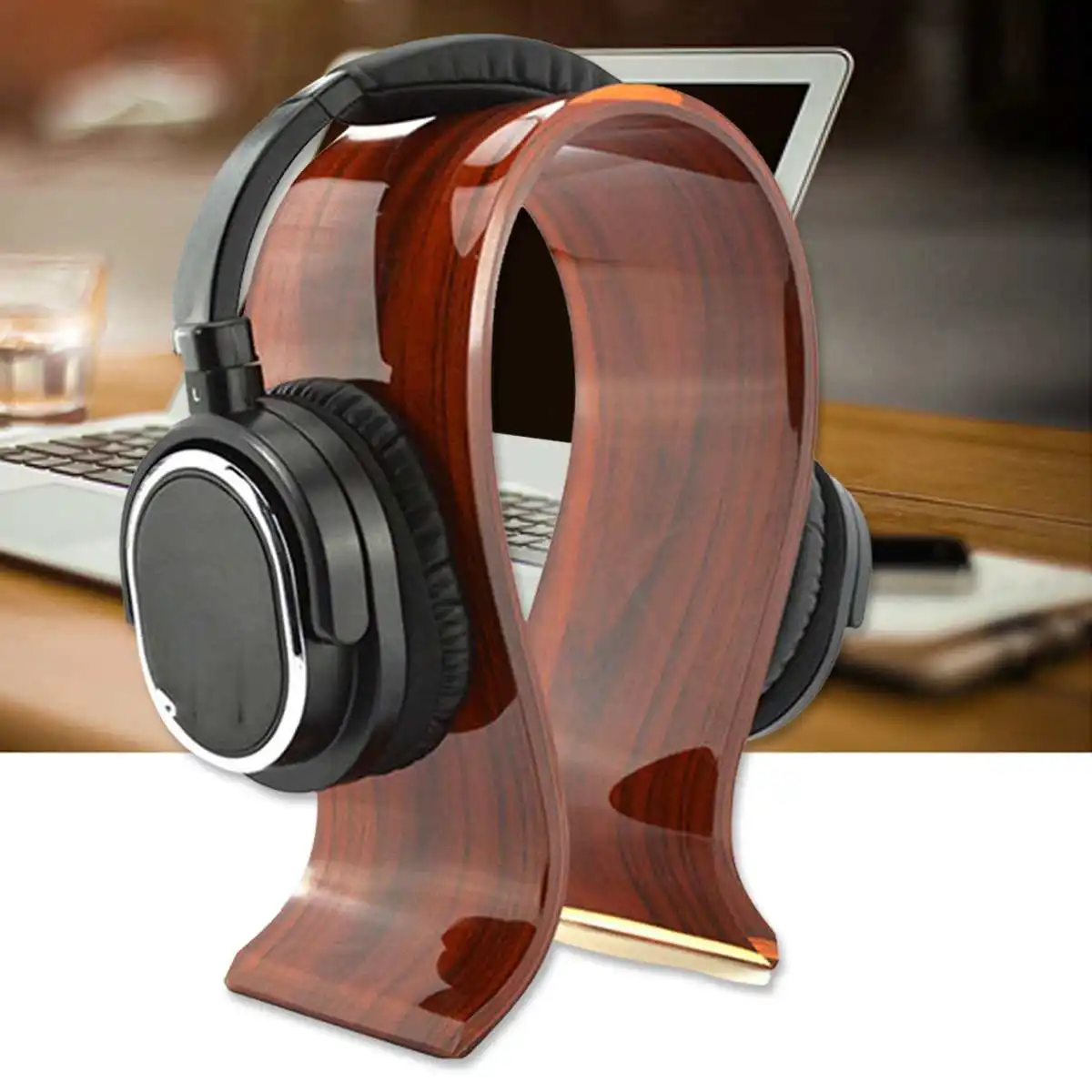 

Acrylic Gaming Earphone Stand Holder Headset Hanger Headphone Desk Display Rack Bracket Headset Accessories