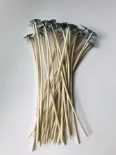 Mechas para velas gruesas hechas a mano, Material de fabricación de velas, sin humo, núcleo de lámpara, mechas enceradas gruesas, nuevo diseño
