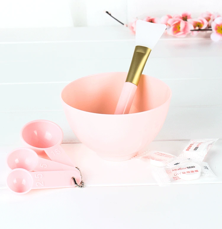 

5 in 1 Mixing Bowl Brush Spoon Makeup Beauty Set Face Facial Mask DIY Tool
