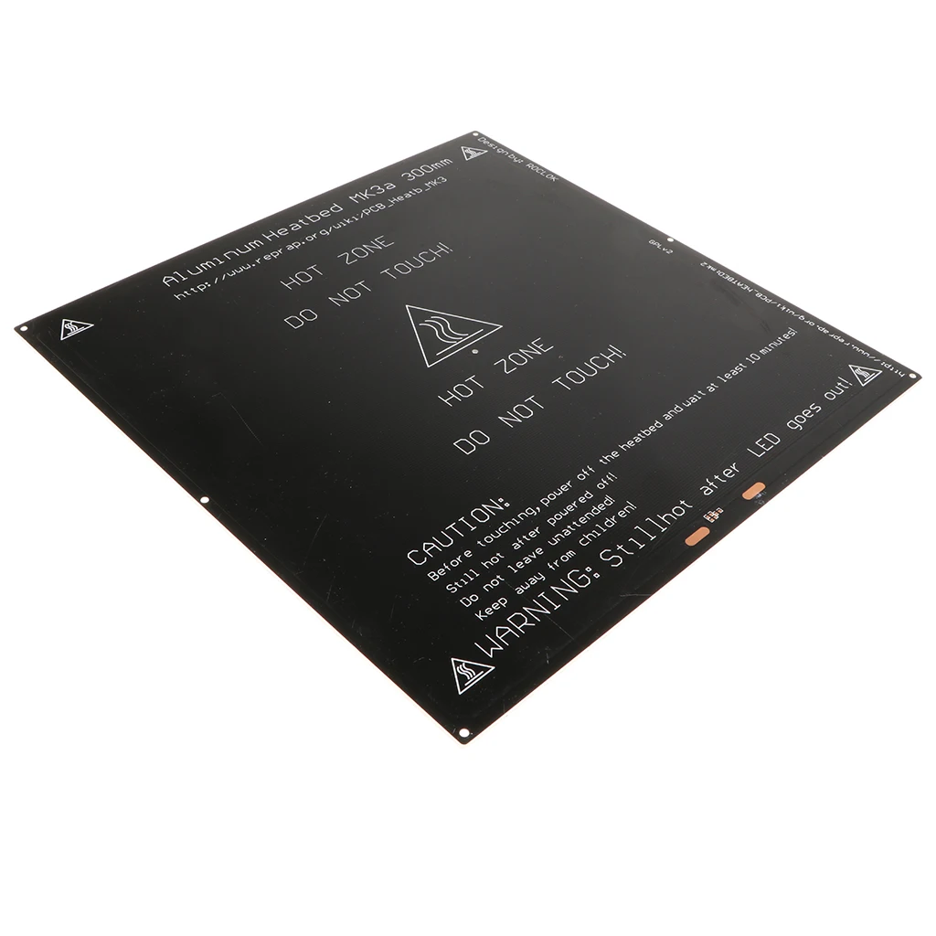 Подогреваемая кровать Dovewill 300x300 алюминиевая печатная плата нагревательная 12 В 24