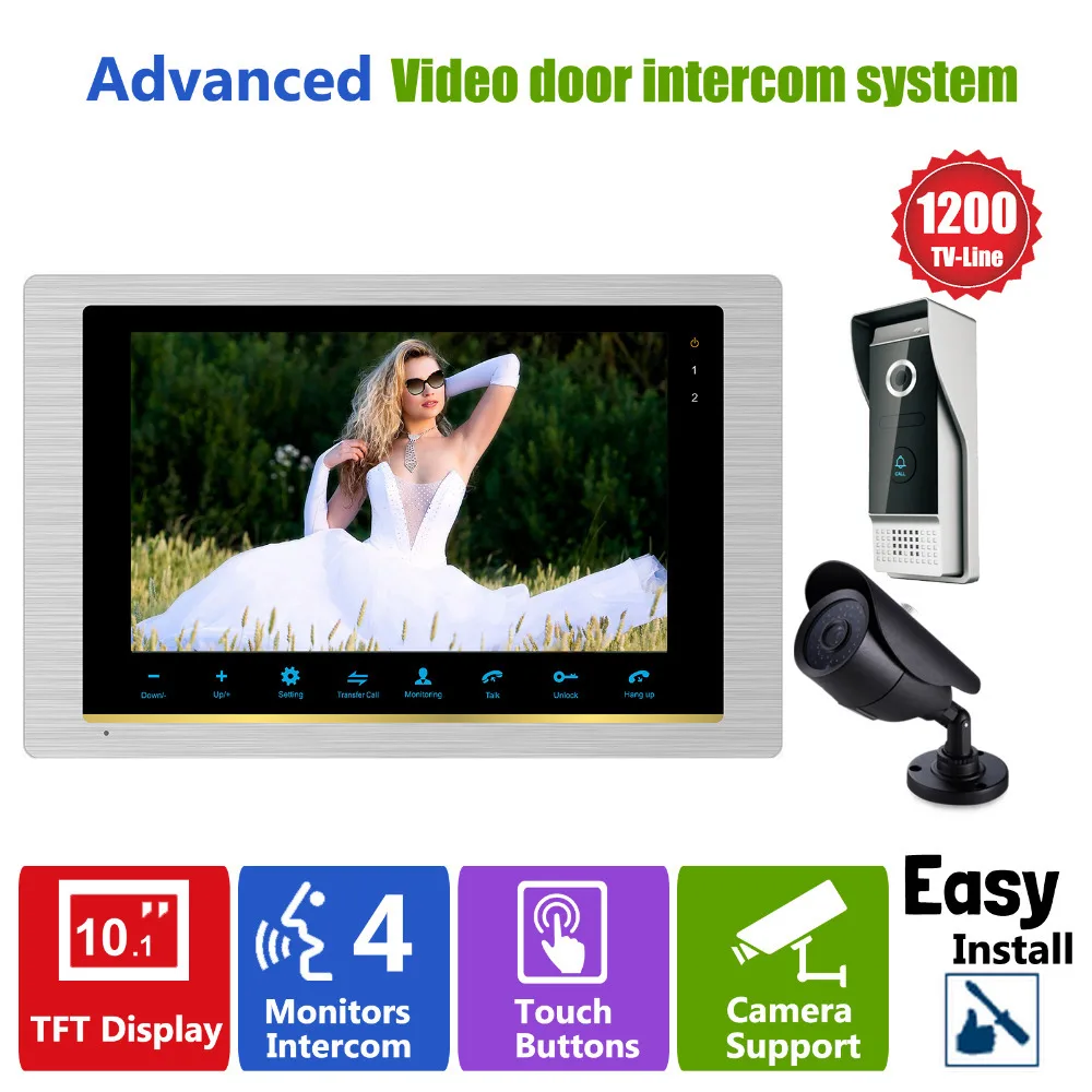 Us 207 79 40 Off Homefong Video Door Phone Intercom Doorbell Camera System Quality Indoor Monitor 10