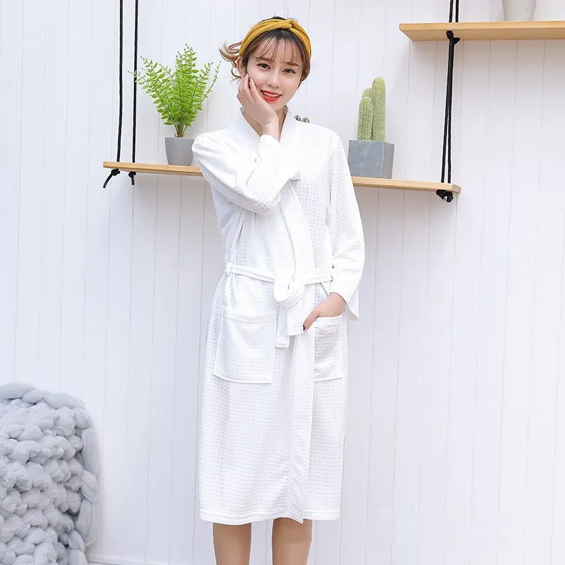 

Women Sleep Dressing Gown Spring Long Sleeve Solid Kimono Robe Nightgown Spa Bathrobe Sleepwear Robes Nighties