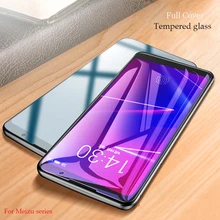 Полностью покрывающее закаленное Стекло для Meizu 16th 16x X8 Pro 7 M6 Примечание M5 Note pro 6 M3 Примечание передняя защита экрана фильма