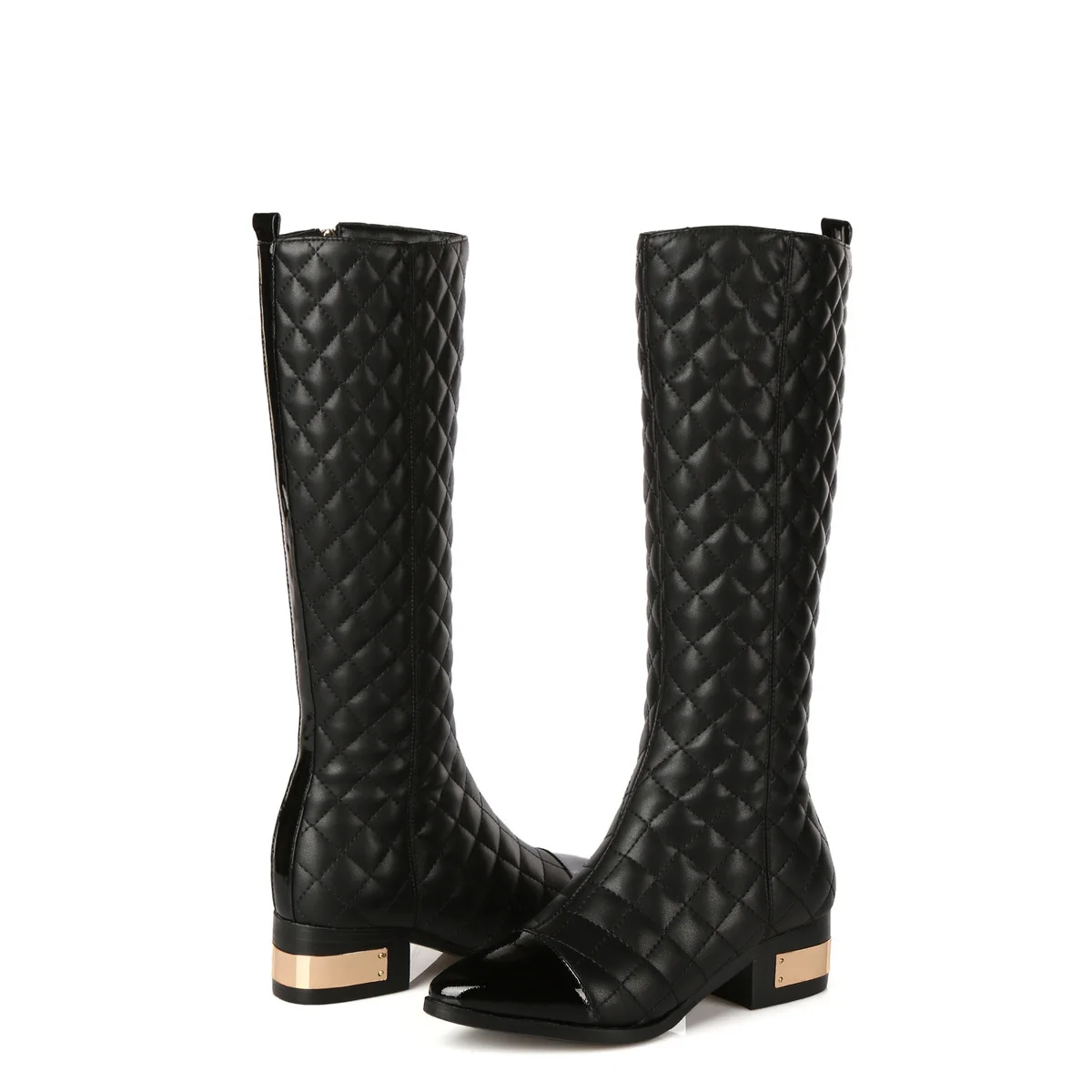

Knight High Genuine Leather 2018 Autumn Coarse Woman Winter Women Boots