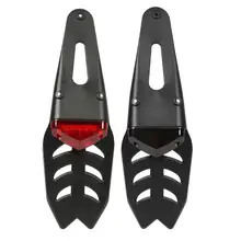 Мотоцикл cicleta внедорожник, задняя часть крыло мотоцикла номерной знак рамка с светодиодный задний фонарь пробный велосипед Стоп задний фонарь Аксессуары Мото