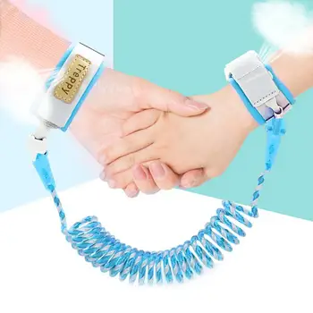 

Safety Wrist Link For Toddlers About 2.5 Meters Rotate Night Vision Anti Lost Wrist Link Safety Stainless Steel Chain