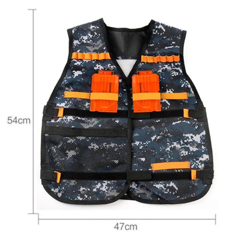 Универсальная Полезная тактическая куртка-жилет Карманный Тип сумки для хранения для заправки пуль для Nerf пистолет N-Strike Элитная игра удобство