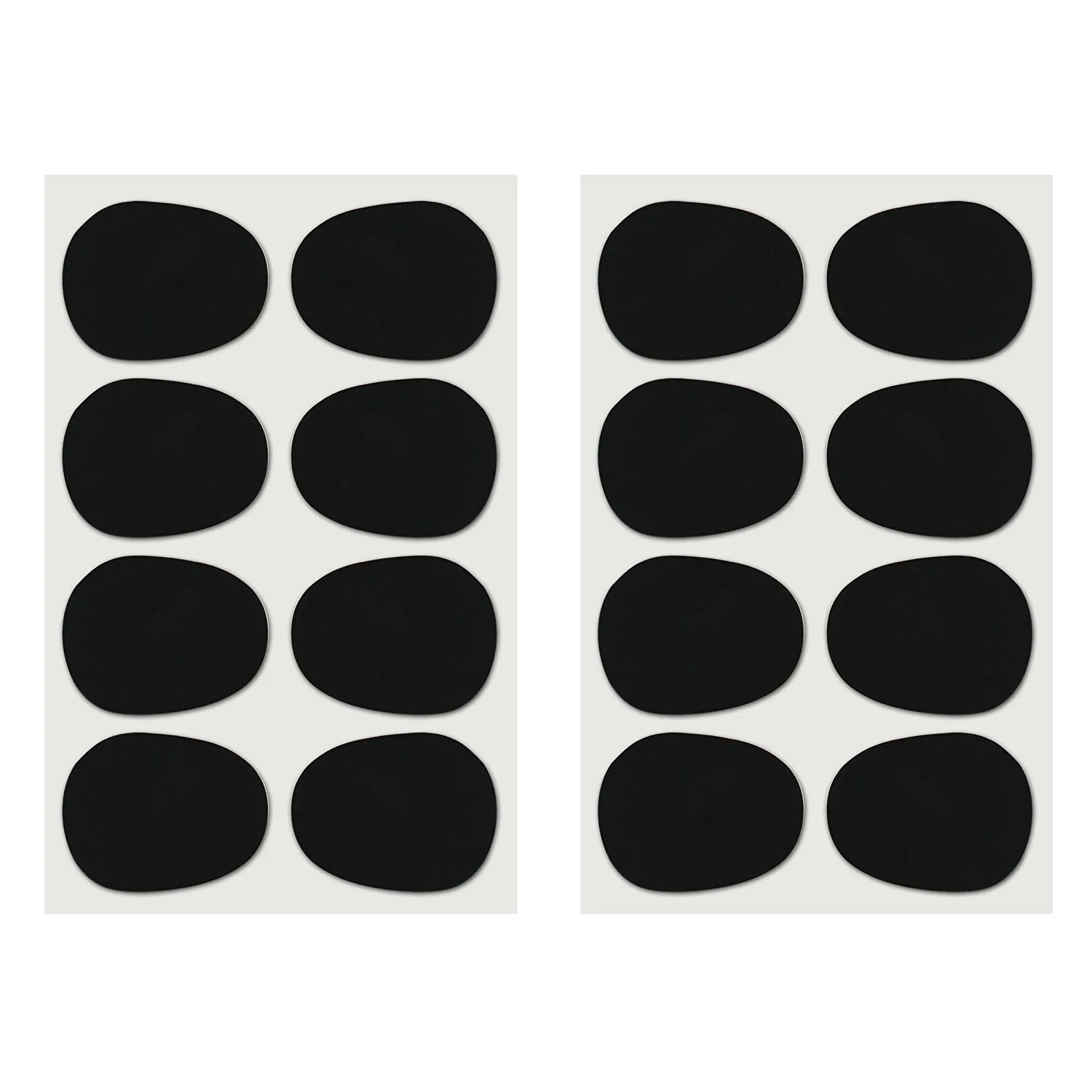 

16pcs Alto/tenor Sax Clarinet Mouthpiece Patches Pads Cushions, 0.8mm Black, 16 Pack