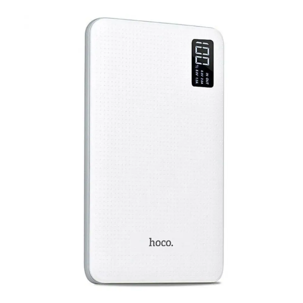 HOCO внешний аккумулятор 30000 мАч Зарядное устройство Быстрая зарядка 3 USB выход