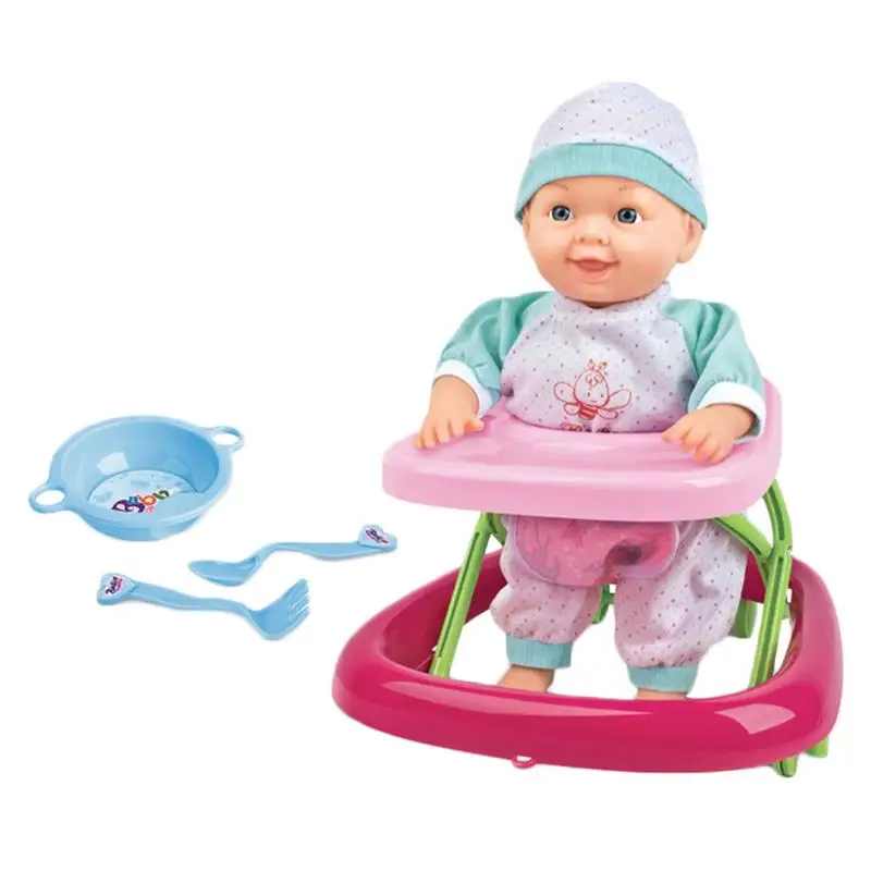 

3 Inch Doll Accessories Handmade Doll's Plastic Baby Walker For Kelly Doll For Dollhouse Kid's Play House Toys